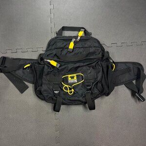 Mountainsmith Day Lumbar Pack With YKK Zippers Black & Yellow Adjustable Straps